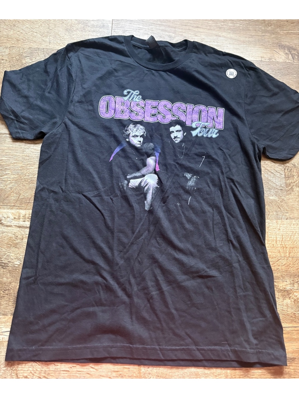 The Obsession Tour 2025 Black Graphic T-Shirt Medium